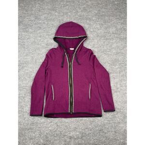 Mossimo Supply Co Purple Full Zip Hoodie Jacket Women’s Small S/P Fleece Lined